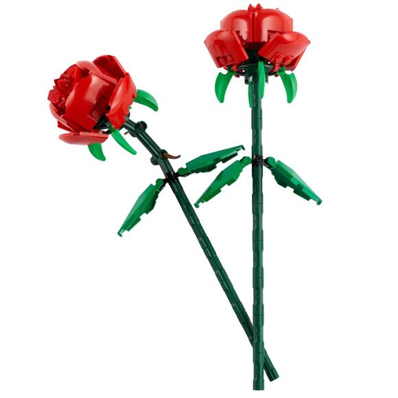 Lego Other - LEGO Red Roses Set - 2 Flower Buildable Display - 40460